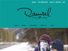 Tablet Screenshot of damselflyfishing.com